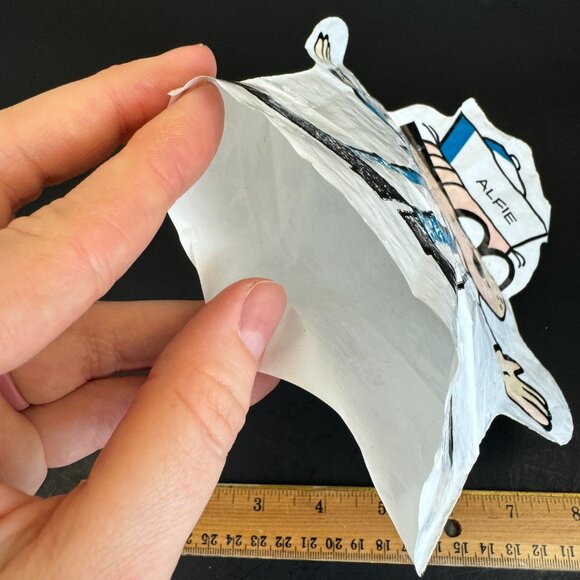 Vtg 1970s Alfie Captain Crunch Plastic Baggie Hand Puppet Mascot Cereal Toy READ - Picture 10 of 10